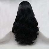 Glam Goth Life Queen essential 13*3" Lace Front Wig Synthetic Long Wavy 24" 130% Density