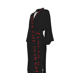 GLAM GOTH LIFE Logo Kimono Robe