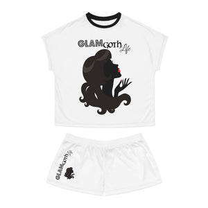 Glam Goth Life Shadow Princes short Pajama set