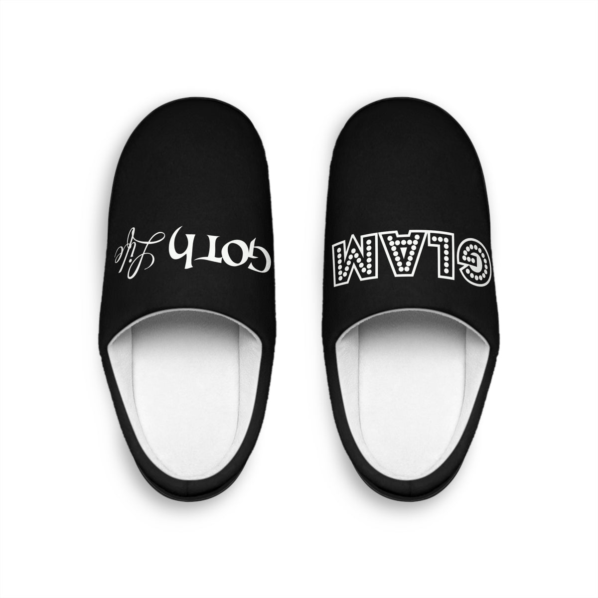 GLAM Goth Life Goddess Indoor Slippers