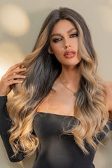 Caramel Swirl 13*2" Lace Front Wigs Synthetic Long Wave 26" 150% Density