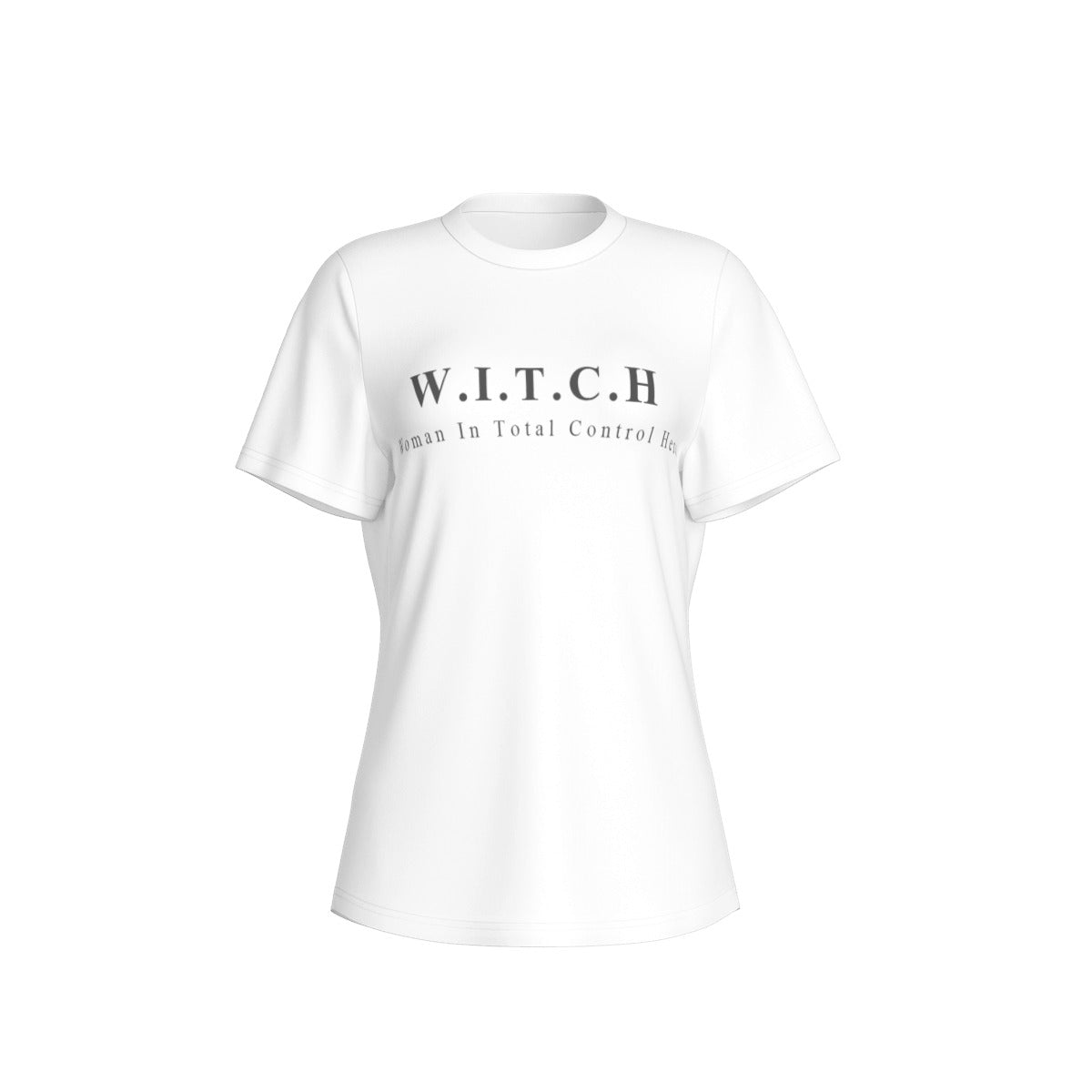 WITCH  Woman in total control here  O-Neck Sports T-Shirt