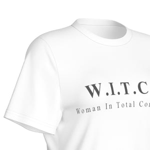 WITCH  Woman in total control here  O-Neck Sports T-Shirt