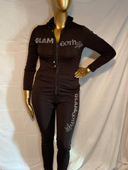 GLAM Goth Life Go To  hoodie set crystal logo various colors available